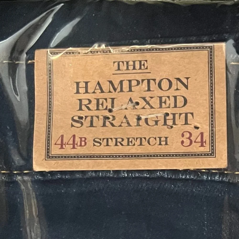 NWT! POLO RALPH LAUREN Men's Big & Tall Hampton Relaxed Straight Jeans Sz/44Bx34